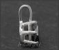 Preview: Brillant Anhänger 1,92ct, schwarz; 585 Weißgold